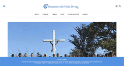 Desktop Screenshot of misionerosverbodivino.com