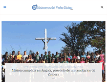 Tablet Screenshot of misionerosverbodivino.com